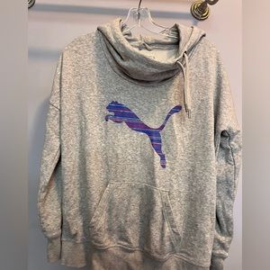 Cowl neck puma sweatshirt. Like new. Worn once.